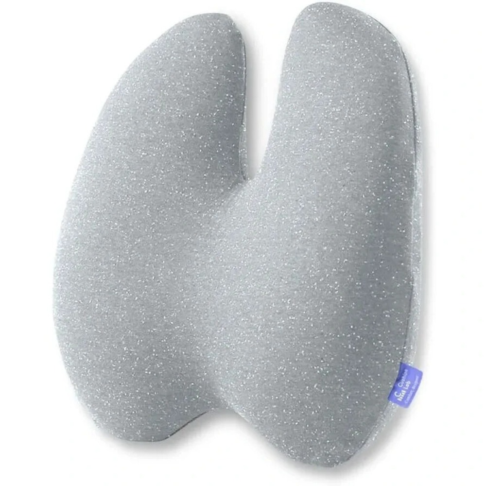 Cushion Lab Pressure Relief Seat Cushion and Extra Dense Lumbar Pillow Grey - Picture 2 of 8